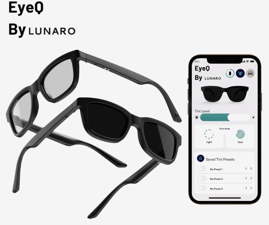 EyeQ  Occhiali da sole intelligenti con lenti regolabili e sistema audio integrato. 🔥 Offerta esclusiva per te! 🔥